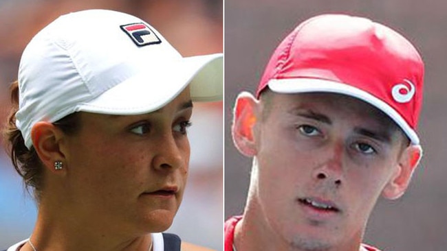 Barty and de minaiur have been bundled out of the US Open