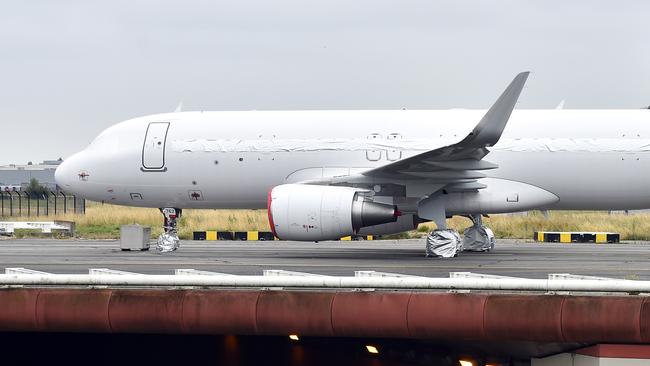 An Airbus A320 plane at the Airbus company headquarters in Blagnac, southern France. Picture: AFP