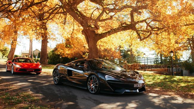 Seeing the cars lined up under the trees outside Mount Lofty House feels like Christmas. Picture: Erik Rosenberg / Prancing Horse,