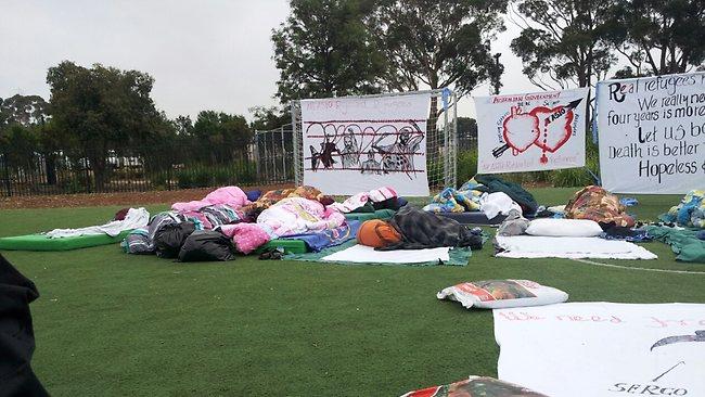 Protest refugees Broadmeadows