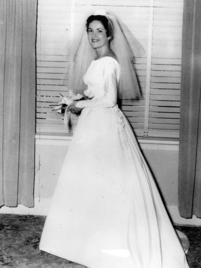 Ms Kirner on her wedding day.