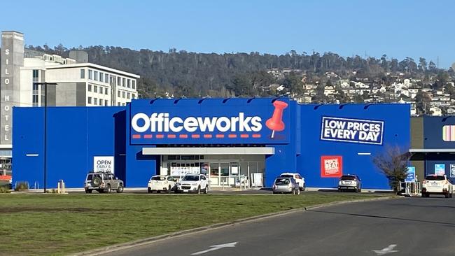 Officeworks in Launceston. Picture: Rosemary Murphy