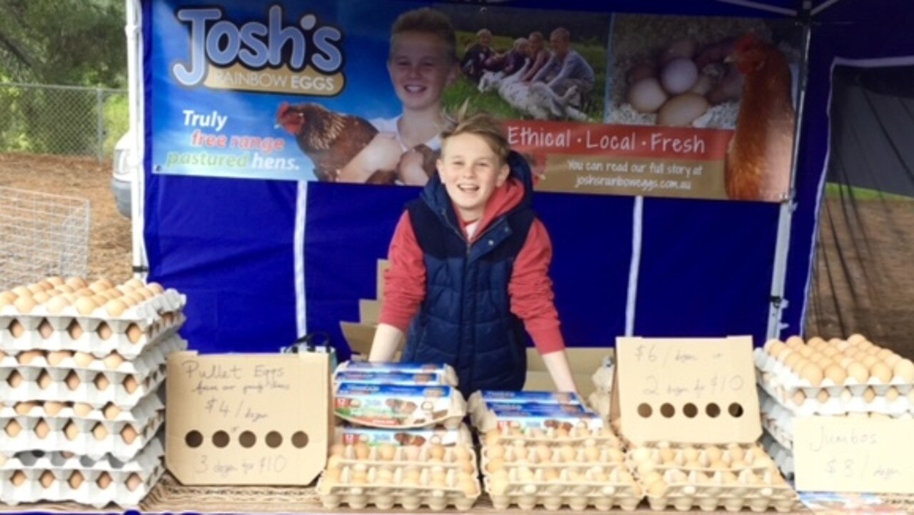 Josh started selling in local markets from the age of 12.