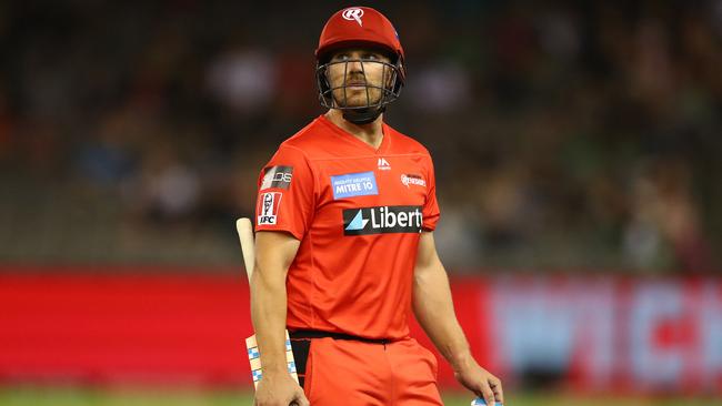 Aaron Finch is seriously cheap in KFC SuperCoach BBL after a big form slump. Picture: Robert Cianflone/Getty Images