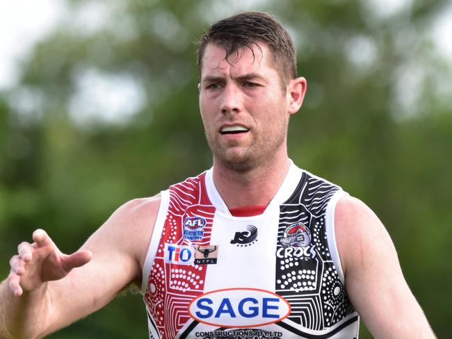 Matt Dennis was a standout as Southern Districts beat Waratah in Round 3 of the 2022-23 NTFL season. Picture: Tymunna Clements / AFLNT Media