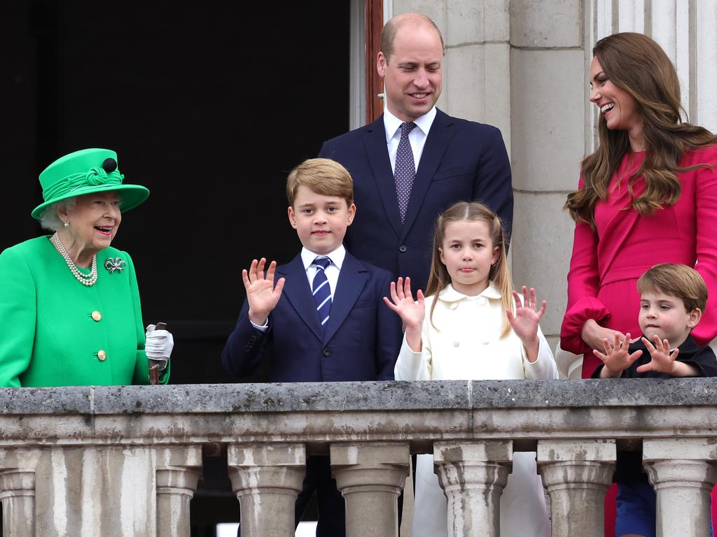 Unlike the Sussexes, the Cambridges were front and centre during Jubilee celebrations. Picture: Getty Images