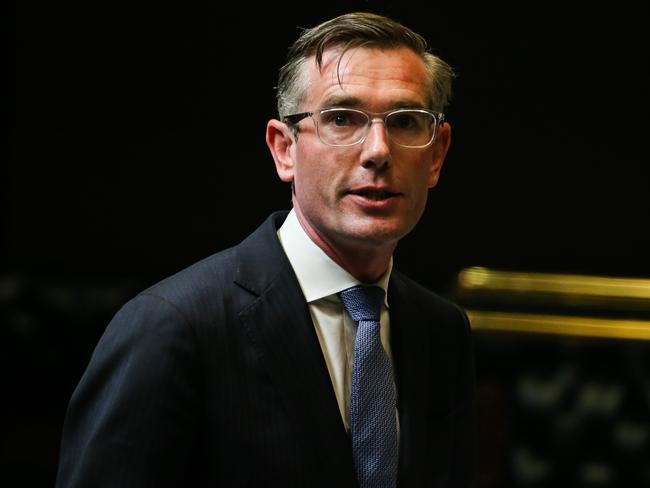 NSW Premier Dominic Perrottet speaks during Question Time. Picture: Gaye Gerard