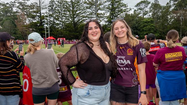 Brisbane Broncos training and fan day at Red Hill ahead of the Grand Final this weekend against Penrith.