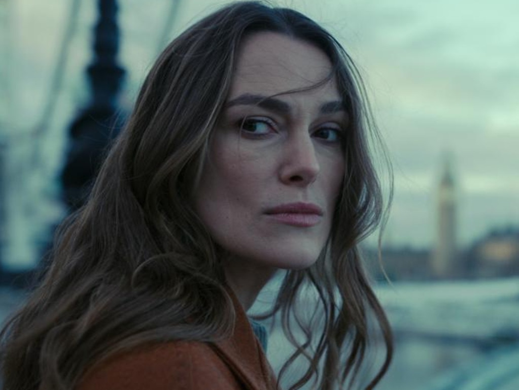 Keira Knightley in the Netflix spy thriller Black Doves.