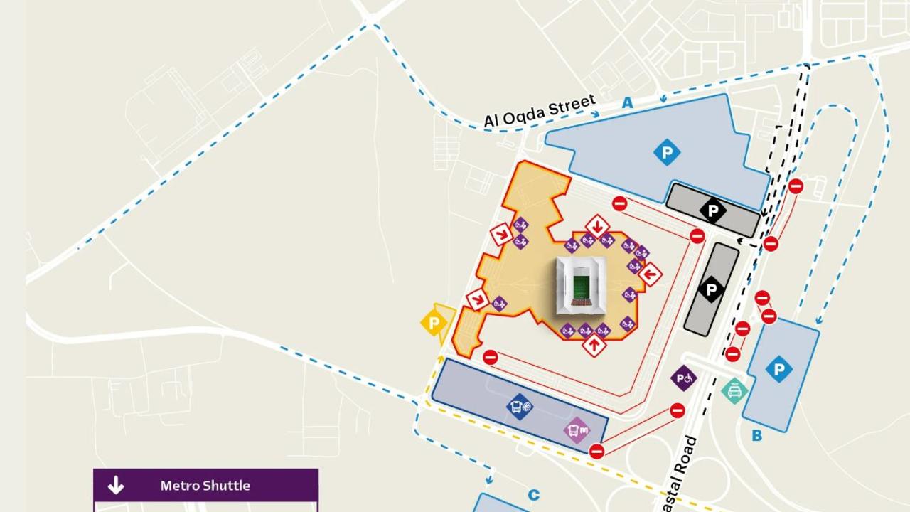 Al Bayt Stadium is the furthest out stadium and is not easy for fans to access.