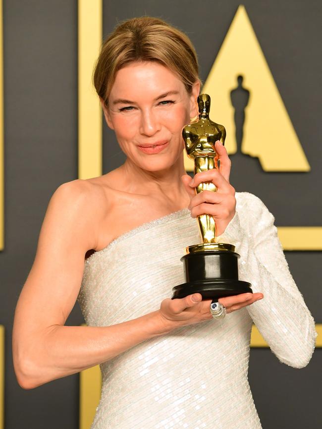 Winning a Best Actress Oscar for Judy after she returned to the industry. Picture: AFP