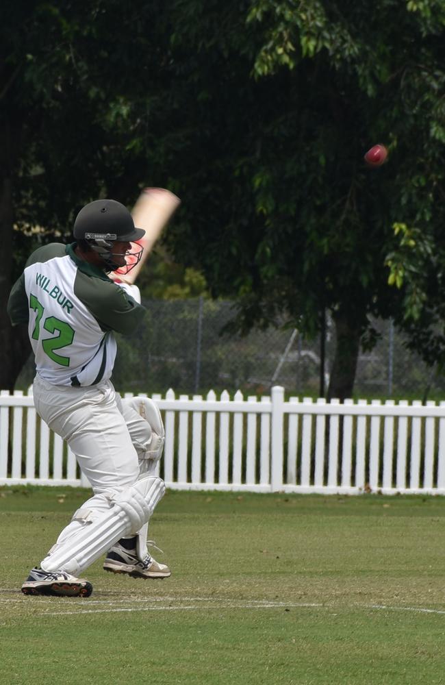 Michael Macpherson in the Mackay Cricket 3rd Grade one day shield semi-finals Pinnacle v Walkerston, Saturday, March 19, 2022. Picture: Tara Miko