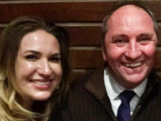 Vikki Campion and Barnaby Joyce who are now expecting a baby. Picture: Supplied