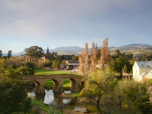 Richmond is a picture-perfect town in the heart of the Coal River Valley wine region that tells the story of an early Australian colonial villagePhoto - Tourism TasmaniaEscape 25 June 2023Coal River Tasmania