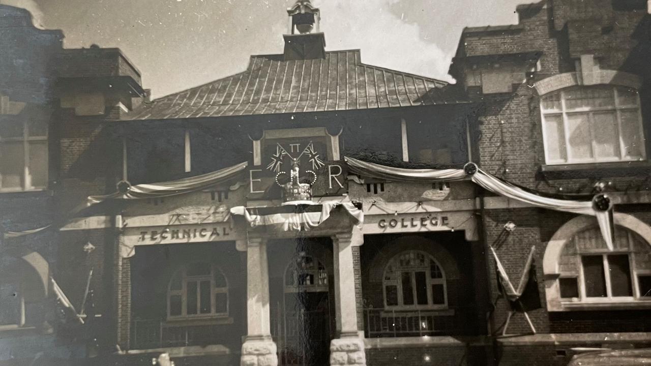 Valerie Inwood snapped these photos of decorations across Toowoomba in 1954, as the region prepared for a visit from Queen Elizabeth II and Prince Philip.