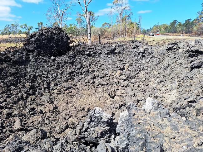 Truck crash and subsequent explosion on the Bruce Highway at Bororen in the vicinity of Atkinson Road, the Bruce Highway remains closed between Bororen township and Tannum Sands Road intersection. Transport and Main Roads have begun clearing the site.