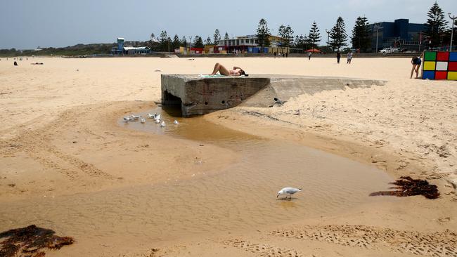 The beach was even closed on Friday as a result Picture: Toby Zerna