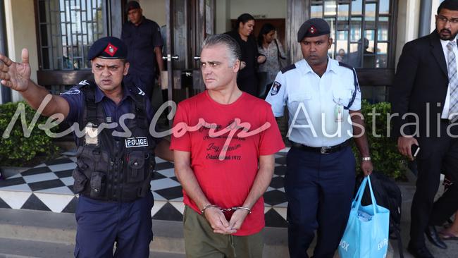 John Nikolic pictured leaving the Magistrates Court in Nadi. Picture: Gary Ramage