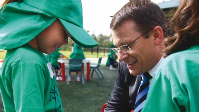 Australian Catholic University associate professor Dr Paul Kidson in 2010, as principal of St Paul's Grammar School Penrith. Picture: Supplied