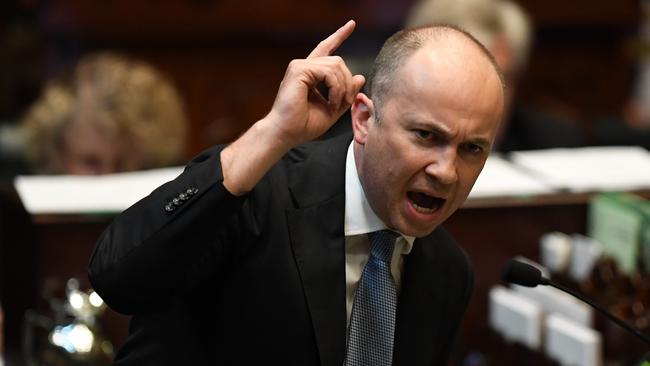 Leader of the NSW moderates Matt Kean stared the former PM and Wentworth MP down, telling him they would not play a part in any personal vendetta against the party. Picture: AAP