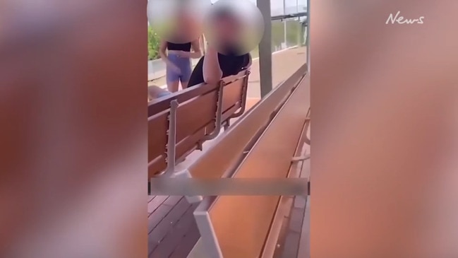 Teens bash kid at Qld railway station