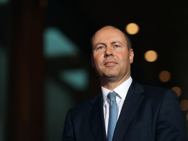 Treasurer Josh Frydenberg says the end of JobKeeper does not equal the end of government support. Picture: NCA NewsWire/Gary Ramage