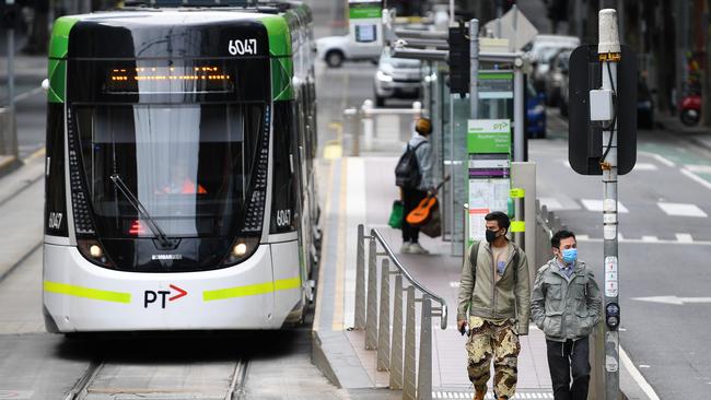 Maximum passenger numbers need to be established to ensure safe compliance with social distancing, the public transport union says. Picture: AAP Image