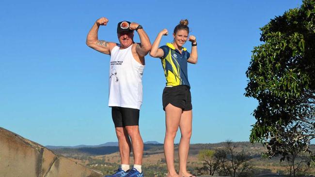 BOOTCAMP: David Holleran and Eron Mitchell are running a survivor bootcamp. Picture: Felicity Ripper