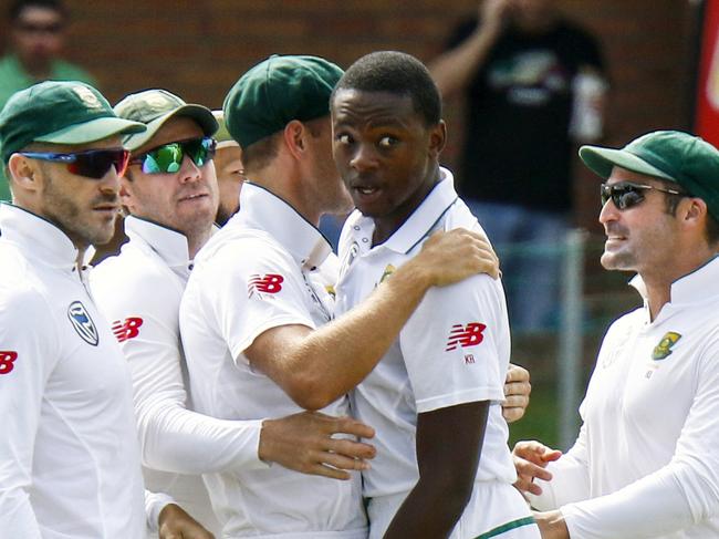 Kagiso Rabada was in the thick of the action during the controversial Sandpapergate series. Picture: Michael Sheehan/AP Photo