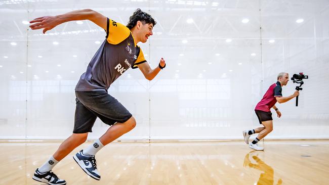 Youth athletes showed off what they could do. Picture: Nigel Hallett