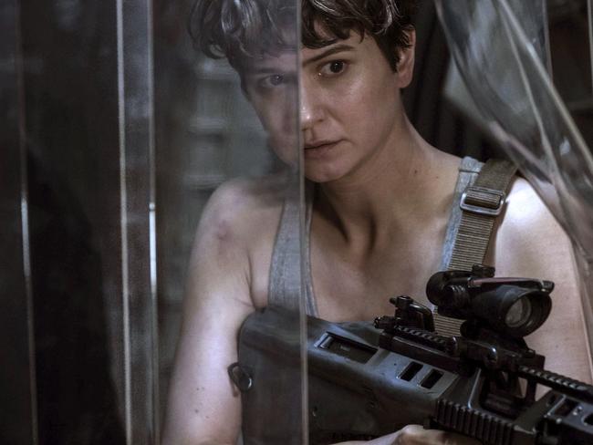 Katherine Waterston stars in Alien Covenant. Picture: Mark Rogers/Twentieth Century Fox via AP