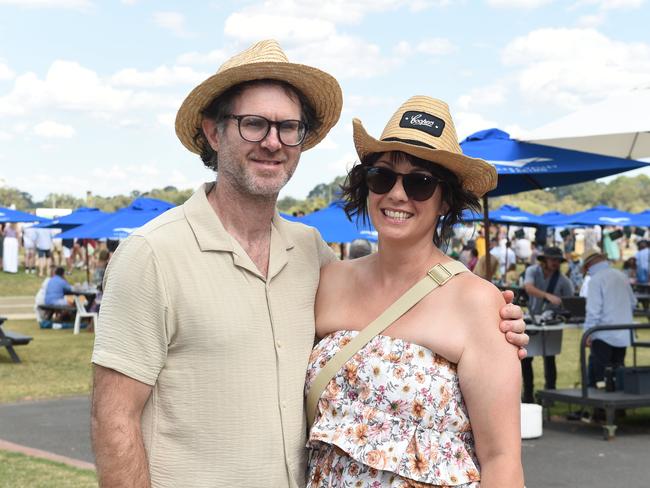 Yarra Valley Cup 2024. Justin Smyrk and Kathryn Whitfield. Picture: David Smith