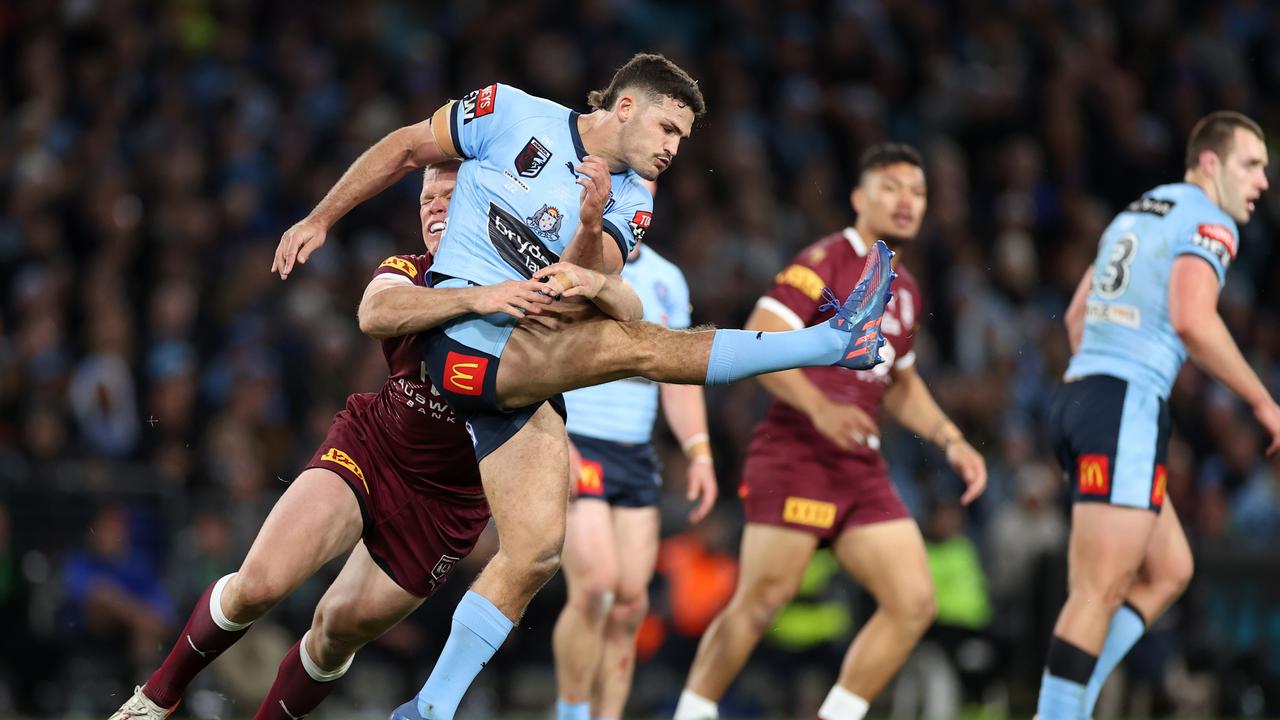 Cleary was put under pressure by Queensland, and was rattled during the Blues’ series defeat. Picture: Getty