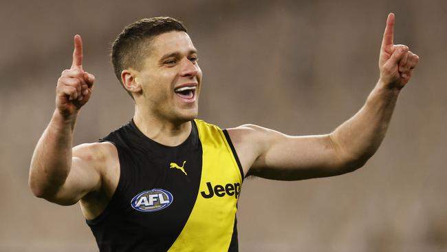 Dion Prestia was hampered by injury in 2021. Picture: Daniel Pockett/AFL Photos/via Getty Images