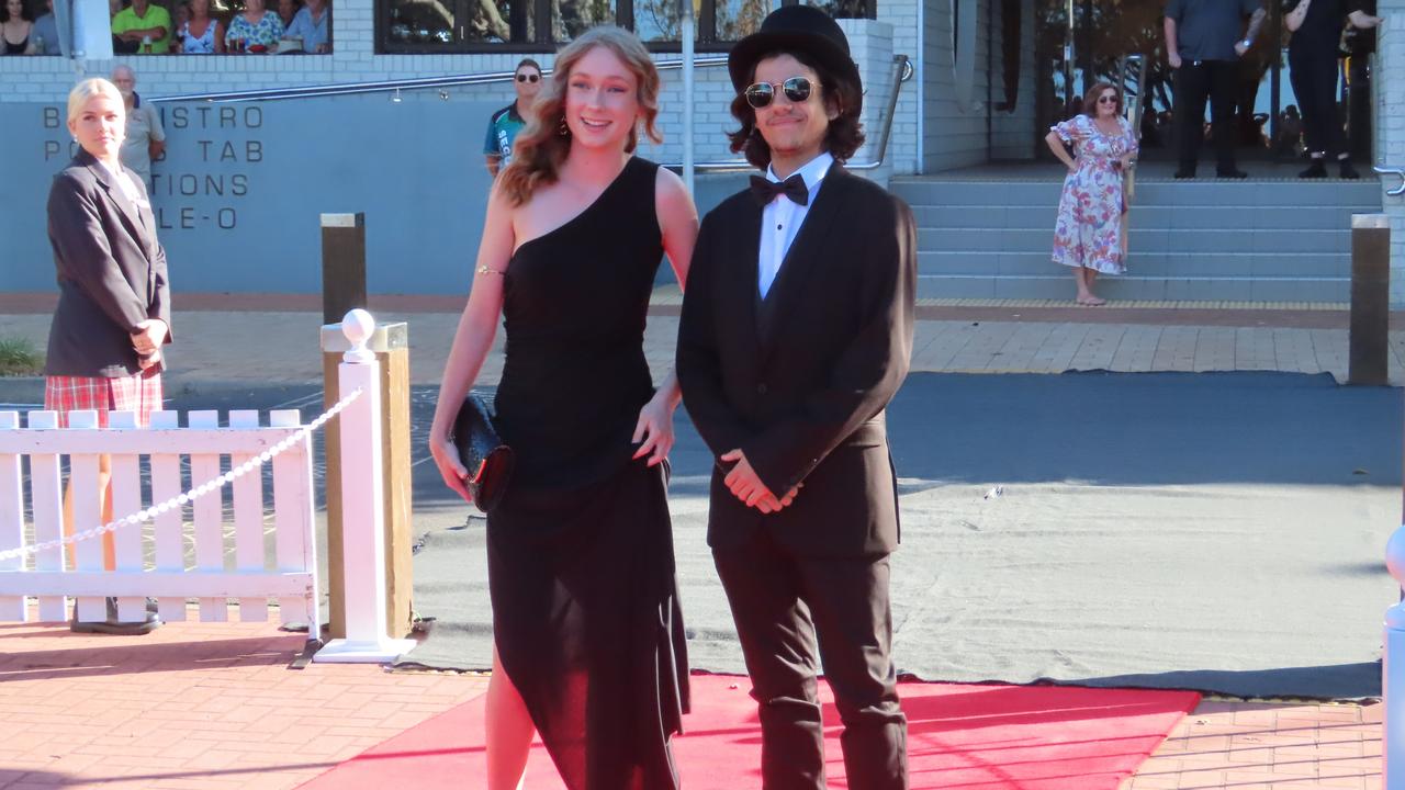 Urangan State High School students celebrating their formal.