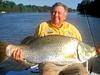 Col Cordingley with a 25kg barra caught at Daly River