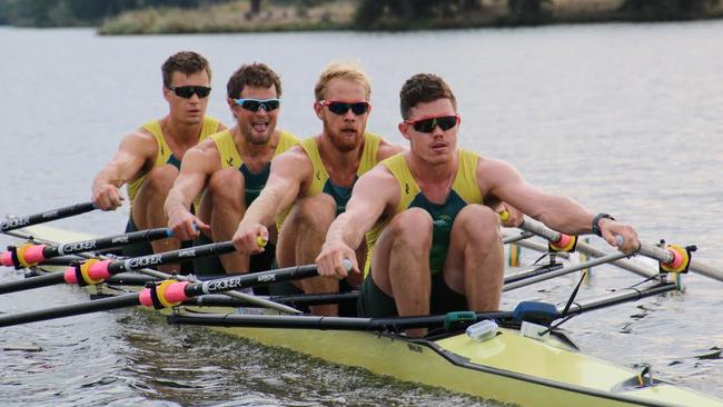 Cameron Girdlestone (second from front). Picture: Supplied