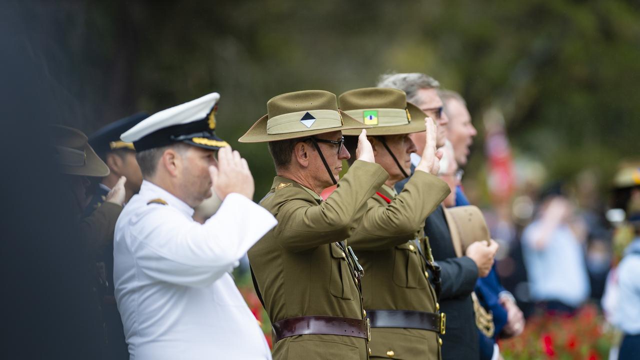 The Citizens Commemoration Service at the Mothers' Memorial on Anzac Day, Monday, April 25, 2022. Picture: Kevin Farmer