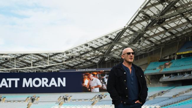 Matt Moran is the new culinary ambassador at Accor Stadium. Supplied