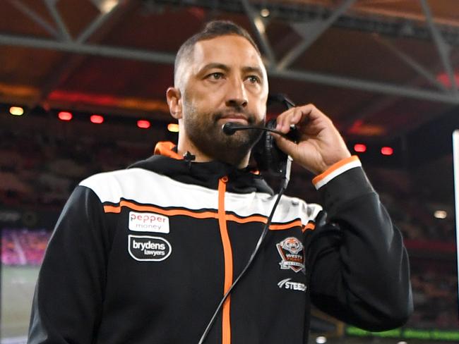 NRL 2024 RD11 Wests Tigers v Dolphins - Benji Marshall Coach NRL PHOTOS