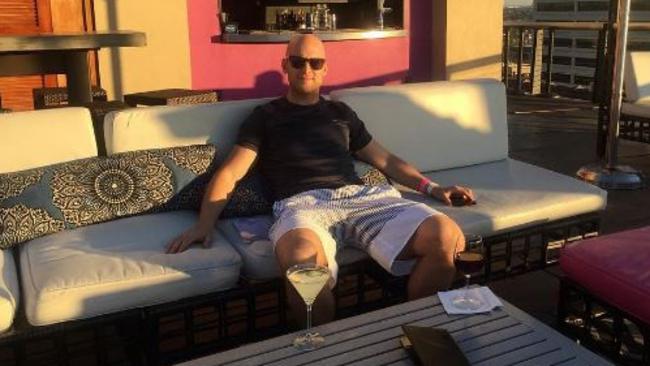 Gary relaxing while on holidays in the United States. Picture: Instagram