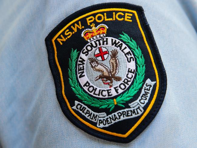 SYDNEY, AUSTRALIA : NewsWire Photos - JANUARY 22 2025; A generic photo of the NSW Police logo on an Officers uniform at the Surry Hills Police Station in Sydney. Picture: NewsWire/ Gaye Gerard
