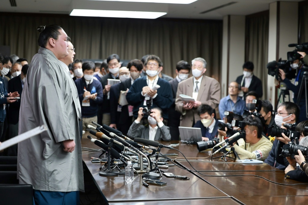 Japan’s only sumo grand master to retire