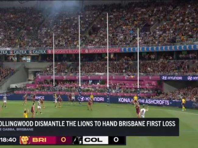 Pies blitz Lions to break unbeaten run