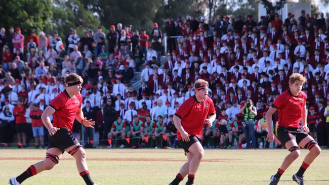 GPS First XV rugby action. Photo: Megan Condon.