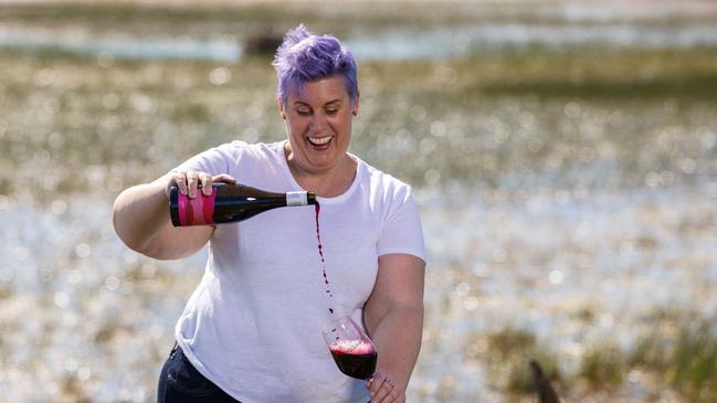 Wangolina winemaker and owner Anita Goode. Photo: Ben Macmahon