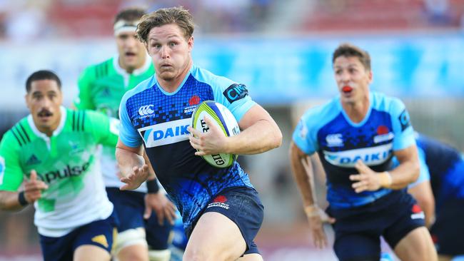 Michael Hooper sets the standard in the Waratahs camp.