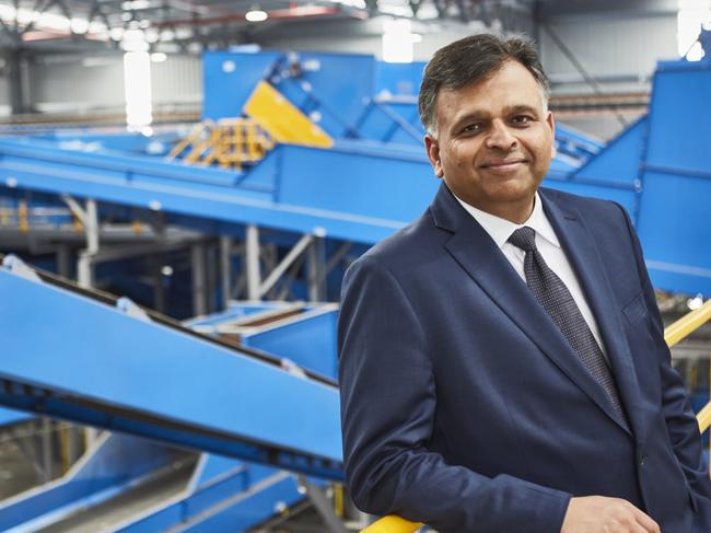 Cleanaway chief executive Vik Bansal (MUST CREDIT) Source: Waste Management Review