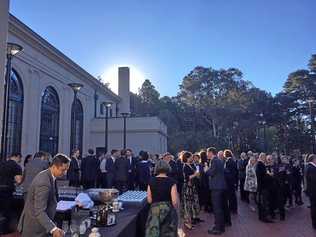 Cocktails by the lawns of the Albert Hall in Canberra for the 2017 National Architecture Awards.