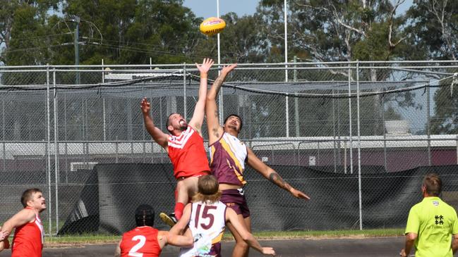 SWANS CRUSH TIGERS: The Lismore Swans men's team played the Tigers in Grafton  and soundly defeated the 2020 AFL North Coast premiers in a tough game. Photo courtesy: Adrian Etherson